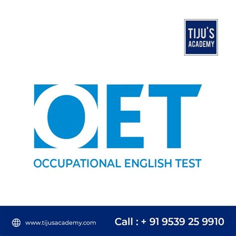 OET Exam Dates 2024 In India : Tiju's Academy.